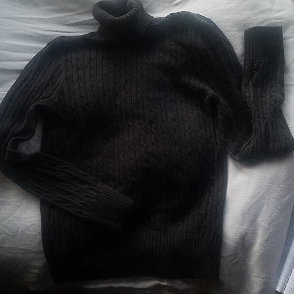 Jeanne Pierre long sleeve gray sweater - Picture 2 of 16